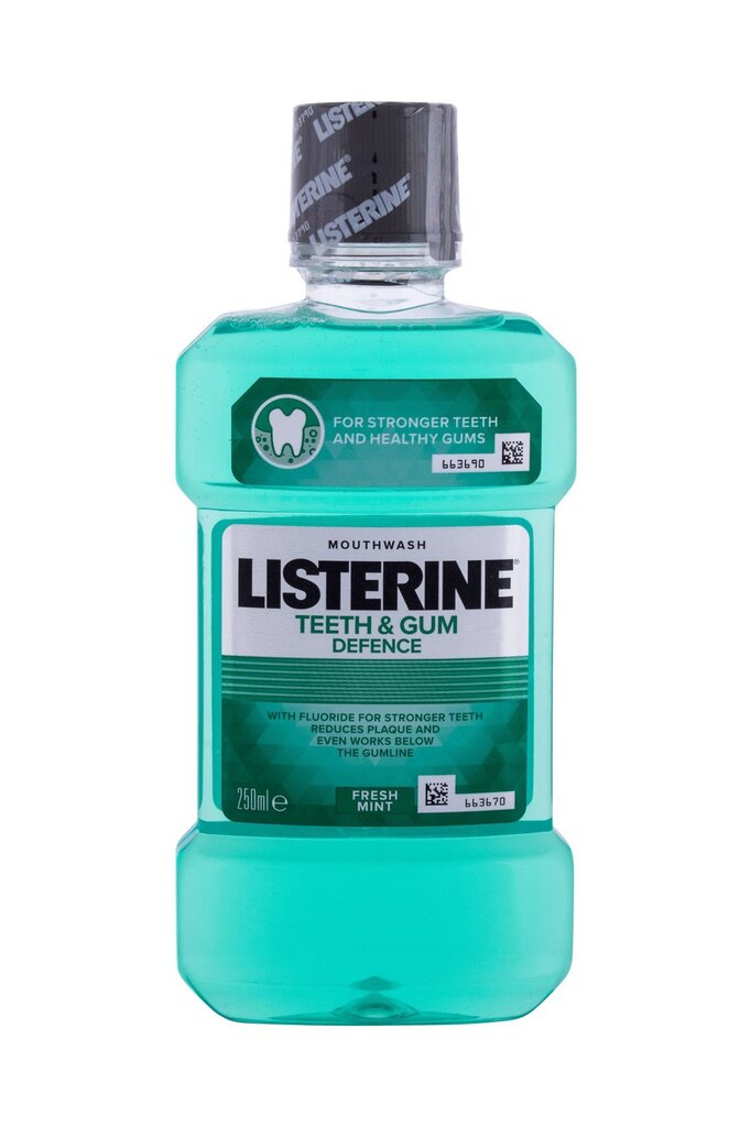 Listerine Mouthwash Teeth & Gum Defence suuvesi 250 ml hind ja info | Suuhügieen | kaup24.ee