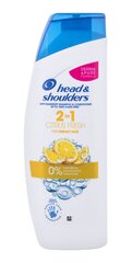 Head & Shoulders 2in1 Citrus Fresh šampoon 450 ml hind ja info | Šampoonid | kaup24.ee