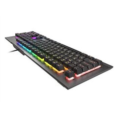 Игровая клавиатура Genesis Rhod 500, светодиодная RGB-подсветка, США, серебро цена и информация | Клавиатуры | kaup24.ee