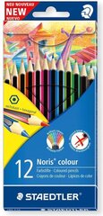 Värvipliiatsid 12 värvi Noris Colour, Wopex, Staedtler /10 цена и информация | Принадлежности для рисования, лепки | kaup24.ee