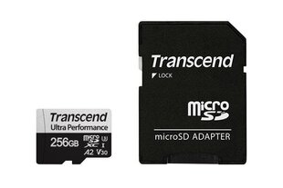 MEMORY MICRO SDXC 256GB W/A/UHS-I TS256GUSD340S TRANSCEND цена и информация | Transcend Мобильные телефоны, Фото и Видео | kaup24.ee