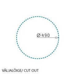 Valamu Pyramis Alazia O51 tumehall hind ja info | Köögivalamud | kaup24.ee