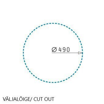 Valamu Pyramis Alazia O51 valge hind ja info | Köögivalamud | kaup24.ee