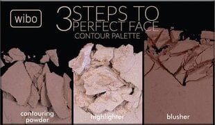 Wibo Палитра для контура лица 3 STEPS TO PERFECT FACE LIGHT цена и информация | Пудры, базы под макияж | kaup24.ee