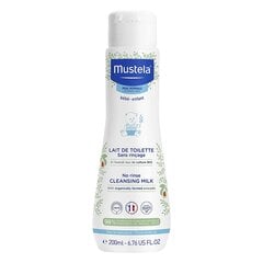 Mustela Bébé No Rinse Cleansing Milk молочко для тела для детей 200 мл цена и информация | Косметика для мам и детей | kaup24.ee