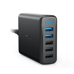 Anker PowerPort Speed 5 laadija QC 3.0 A2054L11 hind ja info | Mobiiltelefonide laadijad | kaup24.ee