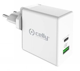 CELLY PROPOWER TRAVEL CHARGER 45W цена и информация | Зарядные устройства для телефонов | kaup24.ee