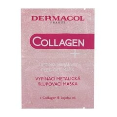 Dermacol Collagen+ Lifting Metallic Peel-Off näomask 15 ml hind ja info | Näomaskid, silmamaskid | kaup24.ee