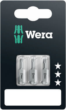 Wera 840/1 Standard otsakud HEX-Plus 2.0 + 2.5 + 3.0 x 25mm цена и информация | Käsitööriistad | kaup24.ee