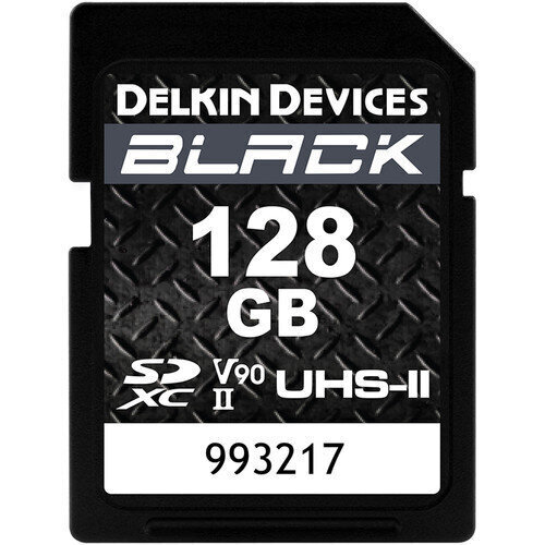 Delkin Devices 128GB BLACK UHS-II SDXC Memory Card hind ja info | Fotoaparaatide mälukaardid | kaup24.ee