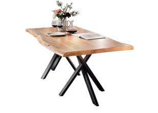 Обеденный стол Tische, коричневый цена и информация | Кухонные и обеденные столы | kaup24.ee