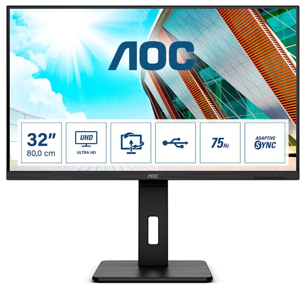 AOC U32P2 hind ja info | Monitorid | kaup24.ee