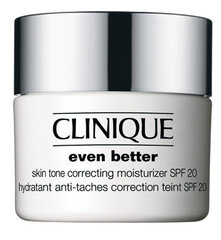 Процедура против пятен Clinique Even Better Skin Tone Correcting Moisturizer SPF 20 (50 ml) цена и информация | Кремы для лица | kaup24.ee
