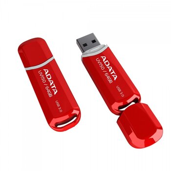 USB карта памяти A-data UV150 64GB USB 3.0 Красная цена и информация | USB накопители | kaup24.ee