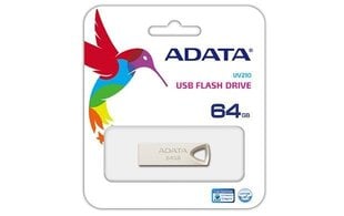 Adata UV210 64GB, USB 2.0 цена и информация | USB накопители данных | kaup24.ee