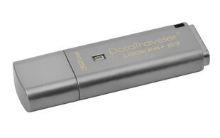 USB mälupulk Kingston Technology DataTraveler Locker+ G3 32GB hind ja info | Mälupulgad | kaup24.ee