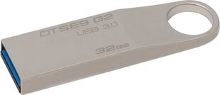 MEMORY DRIVE FLASH USB3 32 GB/DTSE9G2/32 GB KINGSTON hind ja info | Mälupulgad | kaup24.ee