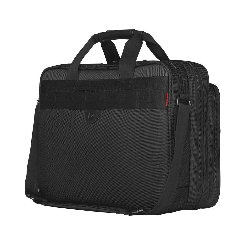 Wenger Legacy 16 "Double Gusset arvutikott must / hall (R) 600648 цена и информация | Arvutikotid | kaup24.ee