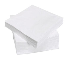 Бумажные салфетки 2 слоя, 33х33 см, белые, 250 шт. цена и информация | Скатерти, салфетки | kaup24.ee