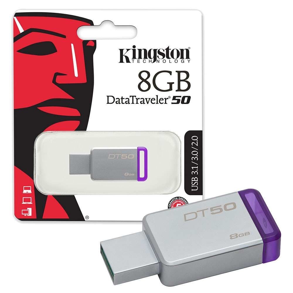 Mälupulk Kingston DataTraveler 50 8GB, USB 3.1 цена и информация | Mälupulgad | kaup24.ee