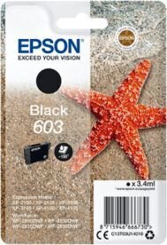 EPSON Tindikasset must 603 Tint цена и информация | Tindiprinteri kassetid | kaup24.ee
