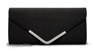 Tamaris clutch Amalia, must 901030162 hind ja info | Naiste käekotid | kaup24.ee