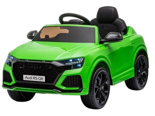 Электрический внедорожник Audi RS Q8, зеленый цена и информация | Электромобили для детей | kaup24.ee