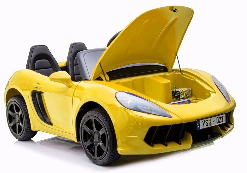 Suur elektriline sportauto lastele YSA021A, värvitud kollane hind ja info | Laste elektriautod | kaup24.ee