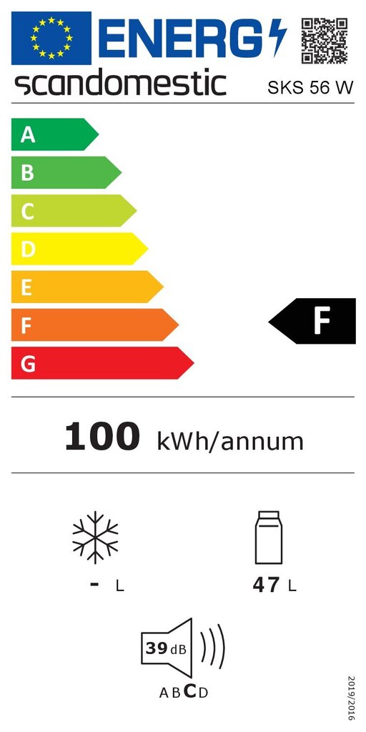 Külmik Scandomestic SKS 56 W цена и информация | Külmkapid | kaup24.ee