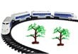 Rong rööbastega „Express Train“, tulede ja helidega hind ja info | Poiste mänguasjad | kaup24.ee