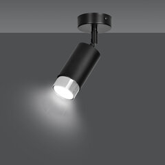 Emibig laelamp Hiro 1 Black-Chrome цена и информация | Потолочные светильники | kaup24.ee