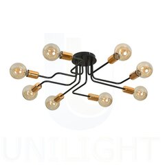 Emibig потолочный светильник Harmony 8 Black-Copper цена и информация | Потолочные светильники | kaup24.ee