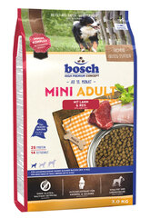 Сухой корм Bosch Petfood Mini Adult Lamb & Rice (High Premium) 3кг цена и информация | Сухой корм для собак | kaup24.ee