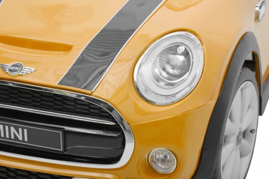 Laste elektriline auto Mini Hatch Yellow цена и информация | Laste elektriautod | kaup24.ee
