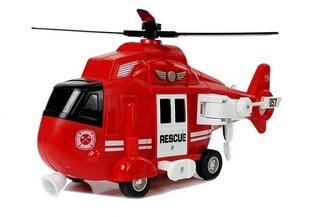 Päästehelikopter helide ja tuledega, 1:16 hind ja info | Poiste mänguasjad | kaup24.ee