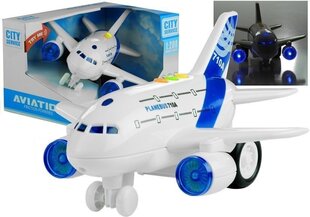 Lennuk helide ja tuledega 1:200 hind ja info | Poiste mänguasjad | kaup24.ee