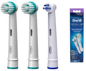 Комплект насадок для зубной щётки Braun Ortho Care Kit цена и информация | Насадки для электрических зубных щеток | kaup24.ee