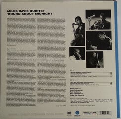 Miles Davis - 'Round About Midnight, LP, vinüülplaat, 12" vinyl record, COLOURED VINYL hind ja info | Vinüülplaadid, CD, DVD | kaup24.ee