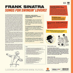 Frank Sinatra - Songs For Swingin' Lovers, LP, vinüülplaat, 12" vinyl record, COLOURED VINYL hind ja info | Vinüülplaadid, CD, DVD | kaup24.ee