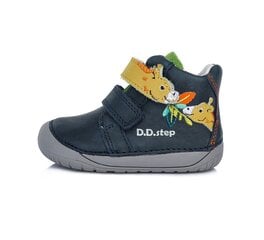 D.D.Step nahast poolsaapad S070-880 Royal Blue, kaelkirjak цена и информация | Детские сапоги | kaup24.ee