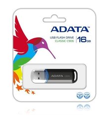 USB карта памяти A-data C906 32GB USB 2.0, черная цена и информация | USB накопители | kaup24.ee