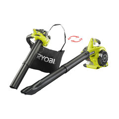 Бензиновый пылесос-воздуходувка Ryobi RBV26B цена и информация | Пылесосы для сбора листьев, измельчители веток, очистители тротуарной плитки | kaup24.ee