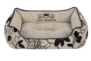 Кровать для собак Cazo Exclusive Soft Bed Noir коричневая 95x75см цена и информация | Лежаки, домики | kaup24.ee