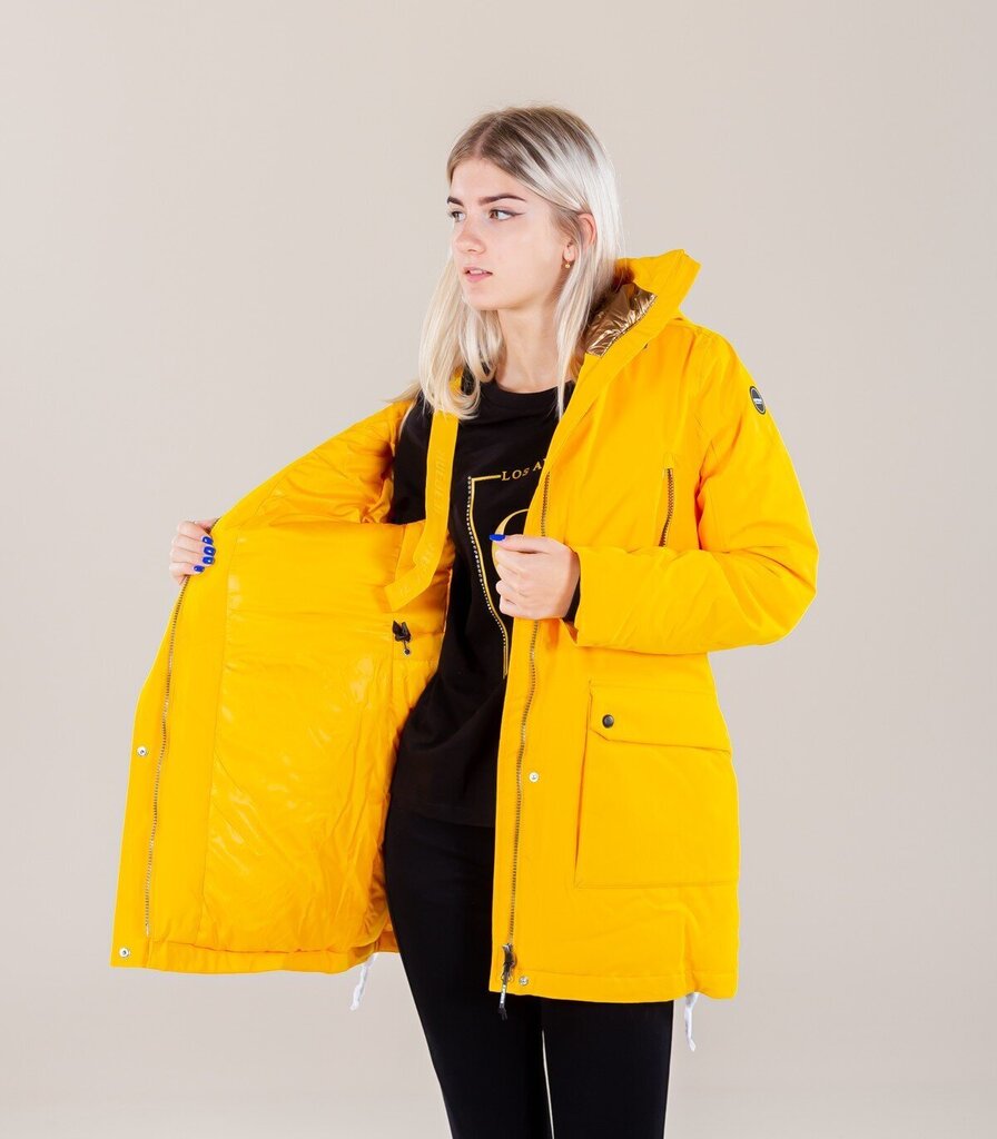 Naiste parka Icepeak Ep Allendale 350g 53034-8*435, kollane 6438513189457 цена и информация | Naiste joped ja parkad | kaup24.ee