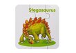 Arendav pusle „Dinosaurused“, inglise keeles, 10 kombinatsiooni hind ja info | Lauamängud ja mõistatused | kaup24.ee