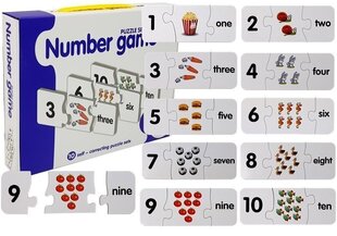 Arendav pusle „Numbrid“, inglise keeles, 10 kombinatsiooni hind ja info | Lauamängud ja mõistatused | kaup24.ee