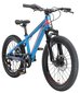 Bikestar Sport Hardtail alumiiniumist maastikuratas 20 "sinine / oranž hind ja info | Jalgrattad | kaup24.ee