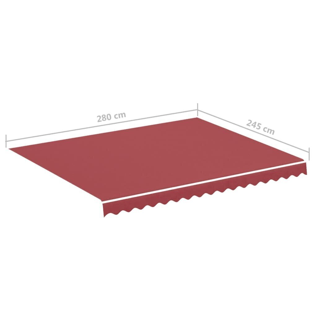 Varikatuse asenduskangas, 3 x 2,5 m hind ja info | Päikesevarjud, markiisid ja alused | kaup24.ee