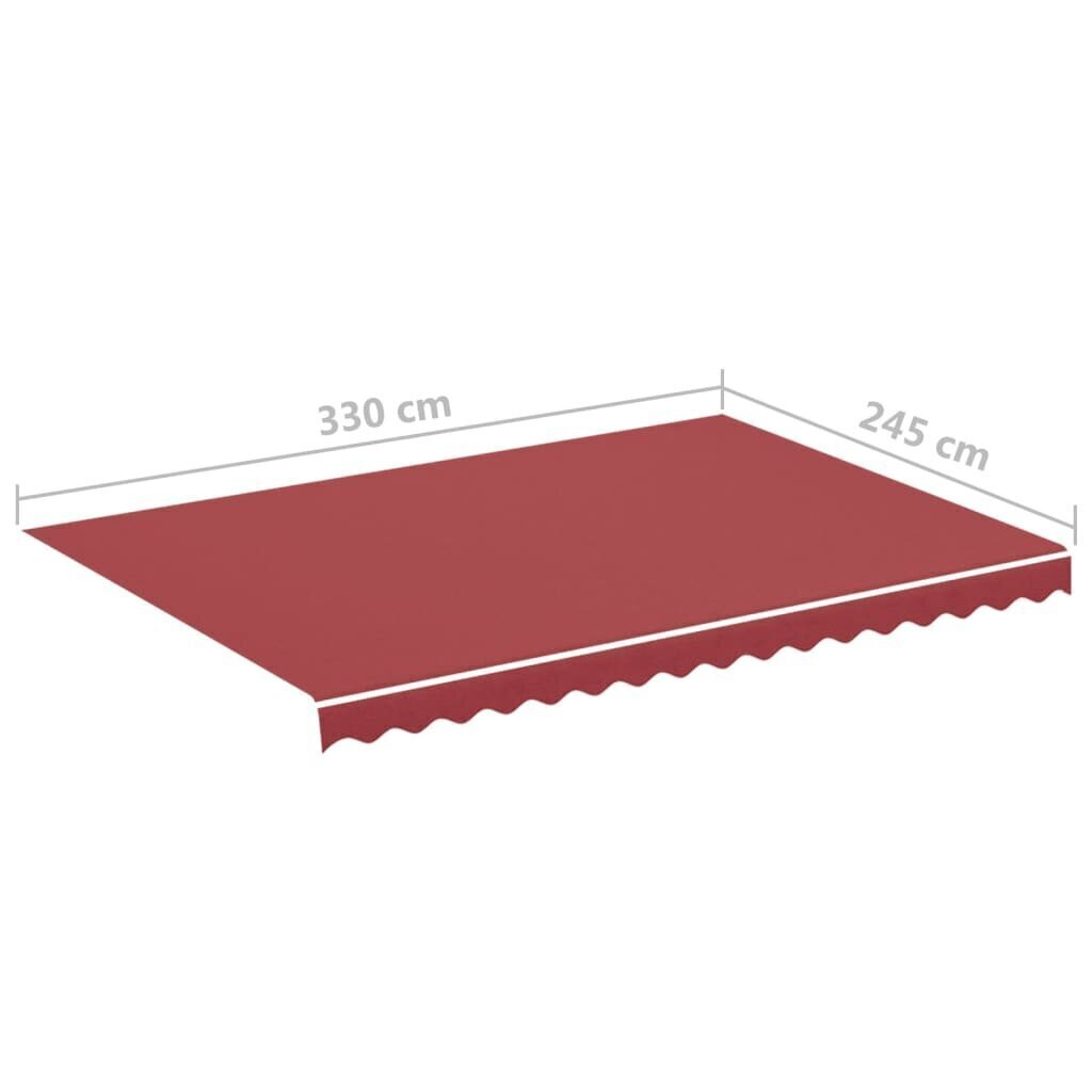 Varikatuse asenduskangas, 3,5 x 2,5 m hind ja info | Päikesevarjud, markiisid ja alused | kaup24.ee