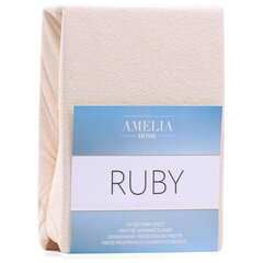 AmeliaHome kummiga voodilina Ruby, helebeež - erinevad suurused hind ja info | Voodilinad | kaup24.ee
